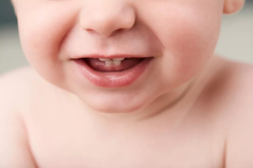 Cute baby's teeth