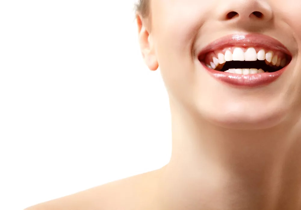 A women smiling