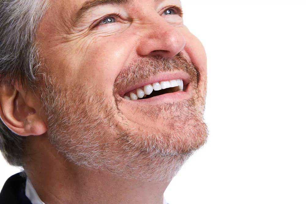 A man smiling